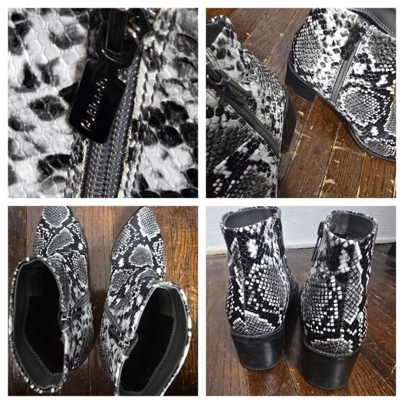 Blondo Elvina Snakeskin Waterproof Ankle Booties - Picture 2 of 16